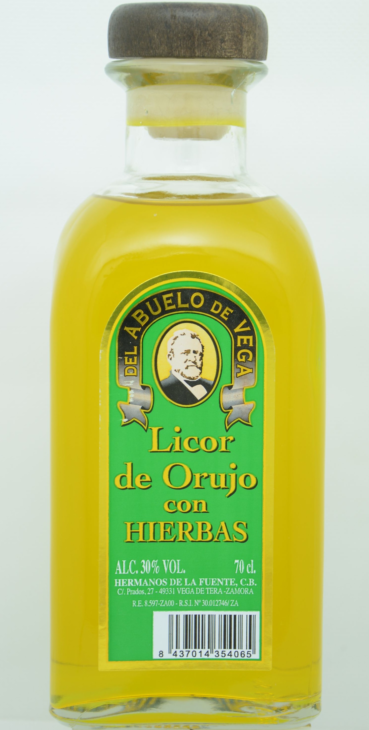 Logotipo Licor de Orujo con Hierbas